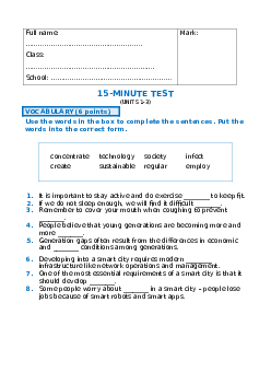 Giải Bộ đề kiểm tra 15 phút môn tiếng Anh 11 sách Kết nối tri thức với cuộc sống