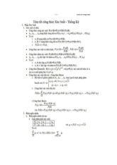 XSTK - Tóm Tắt Công Thức Xác Suất Thống Kê và Ứng Dụng. Môn Xác suất thống kê | Đại học Công nghệ Thành phố Hồ Chí Minh.