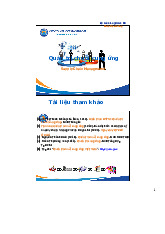 Bài giảng Quản trị chuỗi cung ứng | Trường Đại học Thương Mại