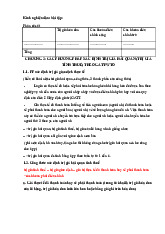 Bài Tập và Phương Pháp Xác Định Trị Giá | Môn Nghiệp vụ hải quan - Đại học Kinh Tế Quốc Dân