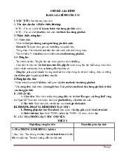 Giáo Án Môn Tự Nhiên Và Xã Hội Lớp 1 Sách Cánh Diều Cả Năm