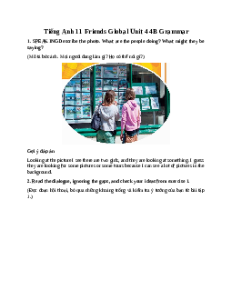Giải Tiếng Anh 11 Unit 4 4B Grammar | Friends Global