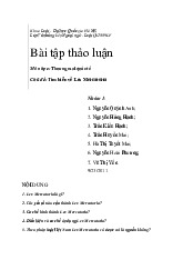 Bài tập thoả luận tìm hiểu về Lex Mercatoria | Trường Đại học Luật - Đại học Quốc gia Hà Nội
