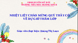 Giáo án điện tử Toán 3 Chương 2 Cánh diều: Mi-li-lít (tiết 1)