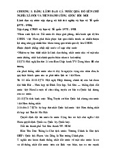 CHƯƠNG 3. ĐẢNG LÃNH ĐẠO CẢ NƯỚC QUÁ ĐỘ LÊN CHỦ NGHĨA XÃ HỘI VÀ TIẾN HÀNH CÔNG CUỘC ĐỔI MỚI - Đề cương ôn tập môn lịch sử Đảng –Trường Đại học luật Thành phố Hồ Chí Minh