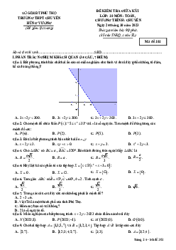 Đề giữa kỳ 1 Toán 10 chuyên năm 2023 – 2024 trường chuyên Hùng Vương – Phú Thọ