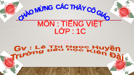 Giáo án điện tử Tiếng việt 1 Chân trời sáng tạo: Anh em khỉ lấy chuối