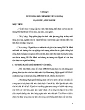 Chương 6 - Tư tưởng Hồ Chí Minh về Văn hóa, Đạo đức và Con người