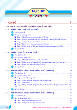 Tài liệu học tập môn Toán 8 học kì 1