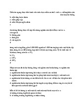 Trắc Nghiệm Dịch Tễ Học | Đại học Nguyễn Tất Thành