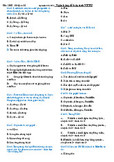 Ngân hàng đề thi Hóa sinh | Đại học Nguyễn Tất Thành