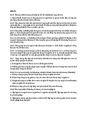 Câu hỏi trắc nghiệm về Marketing |Đại học Nội Vụ Hà Nội