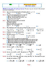 Bộ 10 Đề Ôn Tập Giữa Kỳ 1 Toán 10 Năm Học 2025-2026 Có Đáp Án Lời Giải