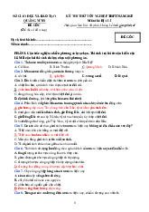 Đề thi thử tốt nghiệp THPT 2025 môn Địa lí Sở GD&ĐT Quảng Ninh