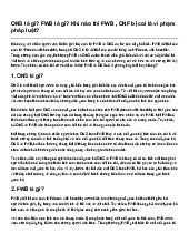 ONS là gì? FWB là gì? Khi nào thì FWB , ONF bị coi là vi phạm pháp luật?