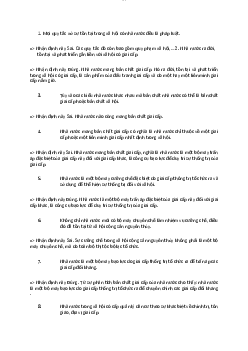 Câu hỏi Pháp luật đại cương | Trường Đại học CNTT Thành Phố Hồ Chí Minh