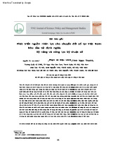 Phát triển nguồn nhân lực cho chuyển đổi số tại Việt Nam - Môn Kinh tế vĩ mô - Đại Học Kinh Tế - Đại học Đà Nẵng