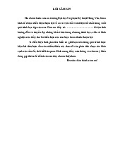 Đồ án quản trị kinh doanh môn Kinh tế đại cương | Đại học Sư phạm Hà Nội