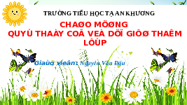 Giáo án điện tử Tự nhiên và xã hội 1 bài 24 Chân trời sáng tạo : Em giữ vệ sinh cơ thể