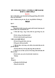 Đề cương học phần 4: Kĩ thuật chiến đấu bộ binh và chiến thuật | Trường đại học Điện Lực