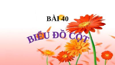 Giáo án điện tử Toán 6 Bài 40 Kết nối tri thức: Biểu đồ cột