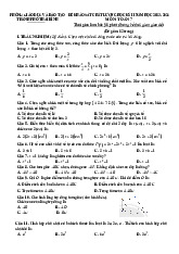 Đề học kỳ 2 Toán 7 năm 2023 – 2024 phòng GD&ĐT thành phố Thái Bình