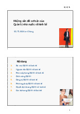 Những vấn đề cơ bản củaQuản lý nhà nước về kinh tế môn Quản lý kinh tế nhà nước  | Học viện Nông nghiệp Việt Nam