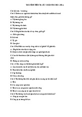 Đáp án đề thi kì 1 2023-2024 môn Tài chính tiền tệ - Trường Đại học Thủ Dầu Một.