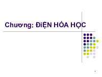 Tài liệu điện hóa điện | Trường Đại học Khoa học tự nhiên, Đại học Quốc gia TPHCM