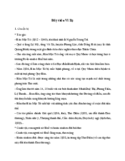 Soạn bài Đây thôn Vĩ Dạ | Văn 11 Cánh diều