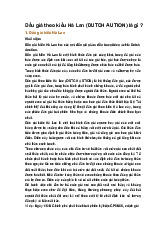 Đấu giá theo kiểu Hà Lan (DUTCH AUTION) là gì ?