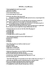 Trắc nghiệm chương 4 Tổng Quan Về Luật Hiến Pháp Việt Nam | Đại học Kinh tế kỹ thuật công nghiệp