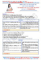 [ Cô Vũ Mai Phương ] Bộ câu hỏi trọng điểm Sắp xếp Lá thư - Đoạn hội thoại - Đoạn văn | Tài liệu ôn thi THPTQG môn Tiếng Anh