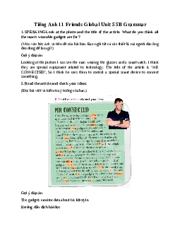 Giải Tiếng Anh 11 Unit 5 5B Grammar | Friends Global