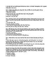 CÂU HỎI ÔN TẬP MÔN LỊCH SỬ ĐẢNG CỘNG SẢN VIỆT NAM