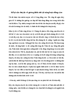 Kể lại câu chuyện về gương thiếu nhi tài năng hoặc dũng cảm Tiếng việt 4| Chân trời sáng tạo