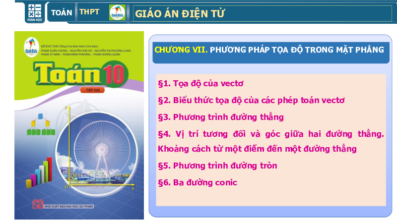 Chương 7: Bài tập cuối chương | Giáo án điện tử môn Toán 10 | Cánh diều
