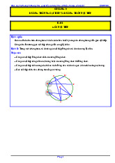 Các dạng bài tập đường tròn ngoại tiếp và đường tròn nội tiếp Toán 9 KNTTVCS