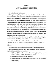 Chương 7 - Mật mã đối xứng | An toàn thông tin | Đại học Công nghiệp Thành phố Hồ Chí Minh