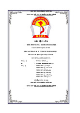 Bài tập lớn môn phương pháp nghiên cứu khoa học | Học viện Hành chính Quốc gia