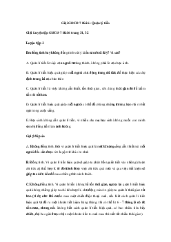 Giải giáo dục công dân 7 Bài 6: Quản lý tiền | Cánh diều