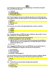 Đề Trắc Nghiệm Môn Hệ thống thông tin quản lý | Đại học Kinh Tế Quốc Dân