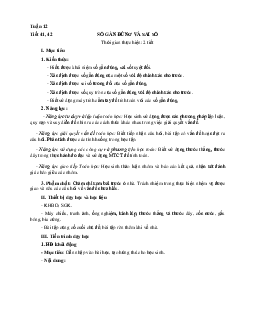 Giáo án Toán 10 Kết nối tri thức tuần 12