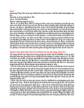 Bài tâp ôn thi môn LSĐ/ Trường đại học Nguyễn Tất Thành