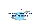 Vai trò và chức năng của hàng không - Hàng không dân dụng | Học viện Hàng Không Việt Nam