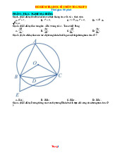 Đề Kiểm Tra Học Kỳ 1 Toán 9 Cánh Diều Có Lời Giải