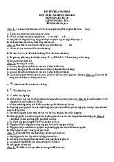 Đề Thi Trắc Nghiệm Hóa Lý Dược | Đại học Y dược thành phố Hồ Chí Minh