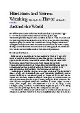Hurricanes and Storms Wreaking  - Tiếng Anh | Trường Đại học Quy Nhơn