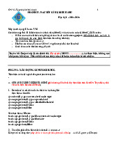 Project Môn Nguyên lý hệ điều hành | Đại học Cần Thơ