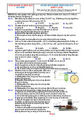 Đề Thi Thử Tốt Nghiệp 2025 Vật Lí Sở GD Hà Tĩnh Giải Chi Tiết